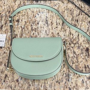 Brand New Atom Green Michael Kors Crossbody Bag